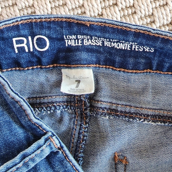 Rio Lowrise Push Up Jean's Size 7 - Picture 2 of 2